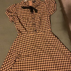 Voodoo Vixen gingham dress medium. perfect condition wore once .